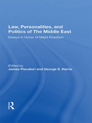 cover image of Law, Personalities, and Politics of the Middle East